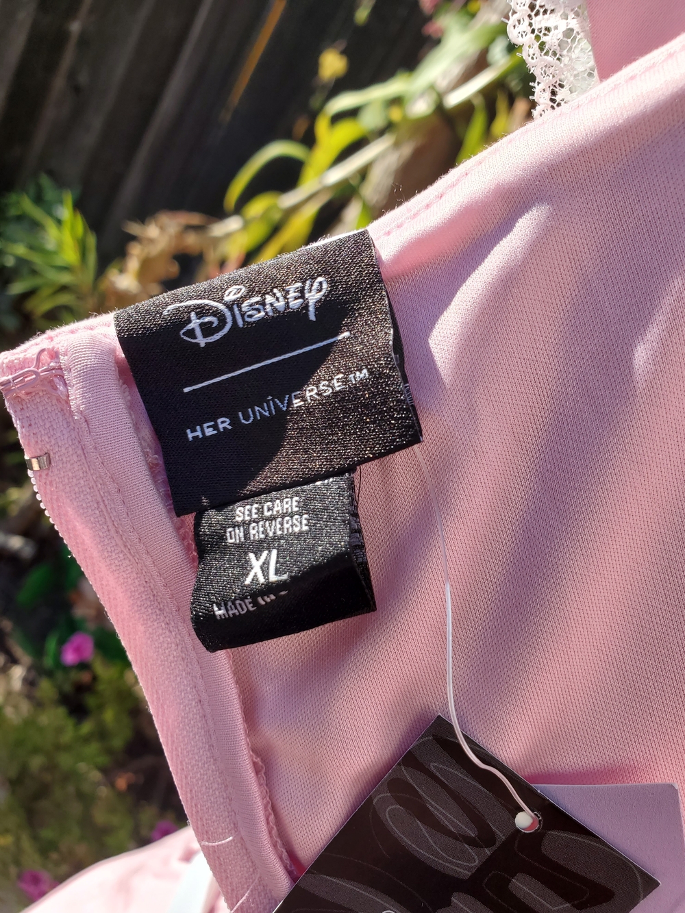 Aristocats Her Universe Pink Musical Note Border Fit-and-Flare Dress - Picture 8 of 11